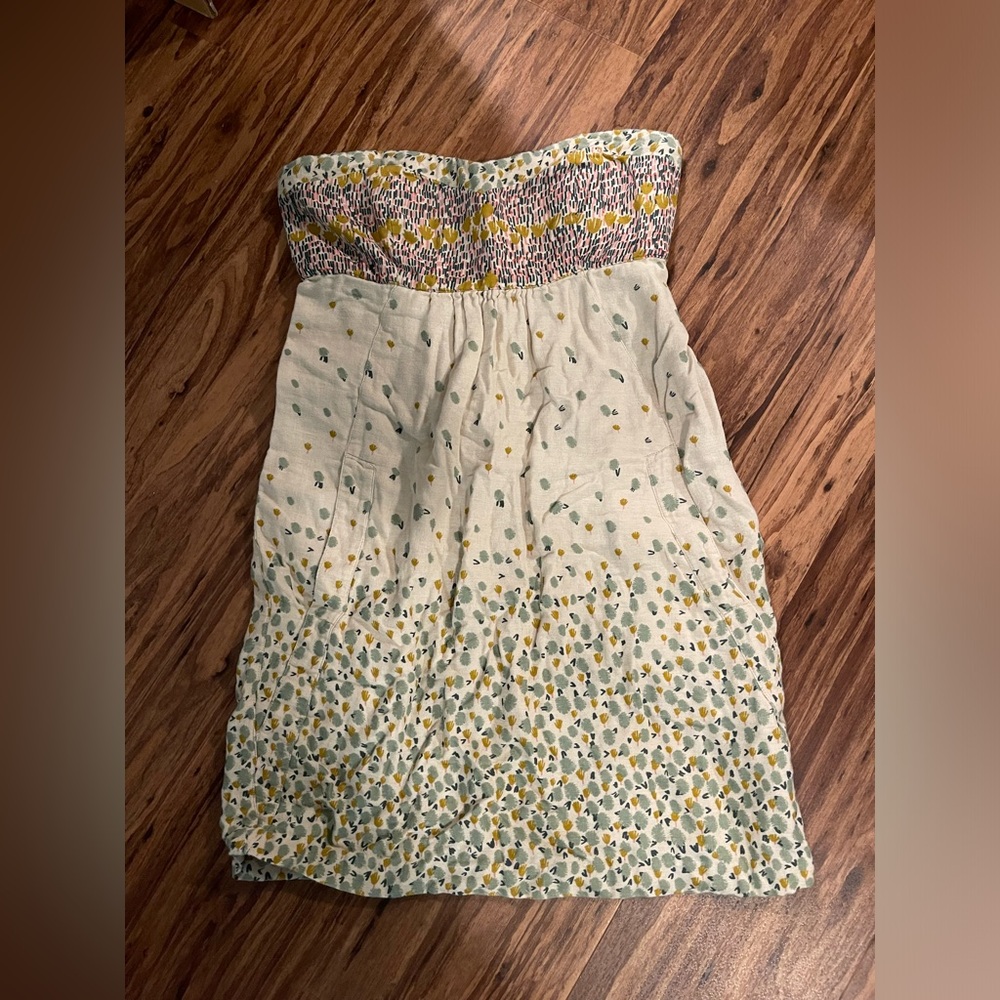 Kimchi Blue strapless floral dress